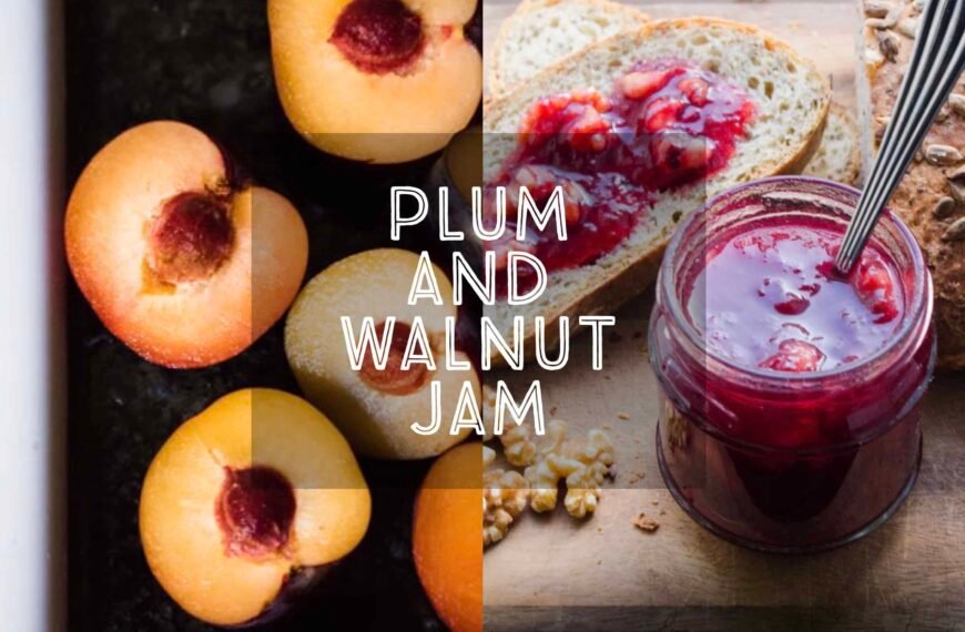 Plum and Walnut Jam