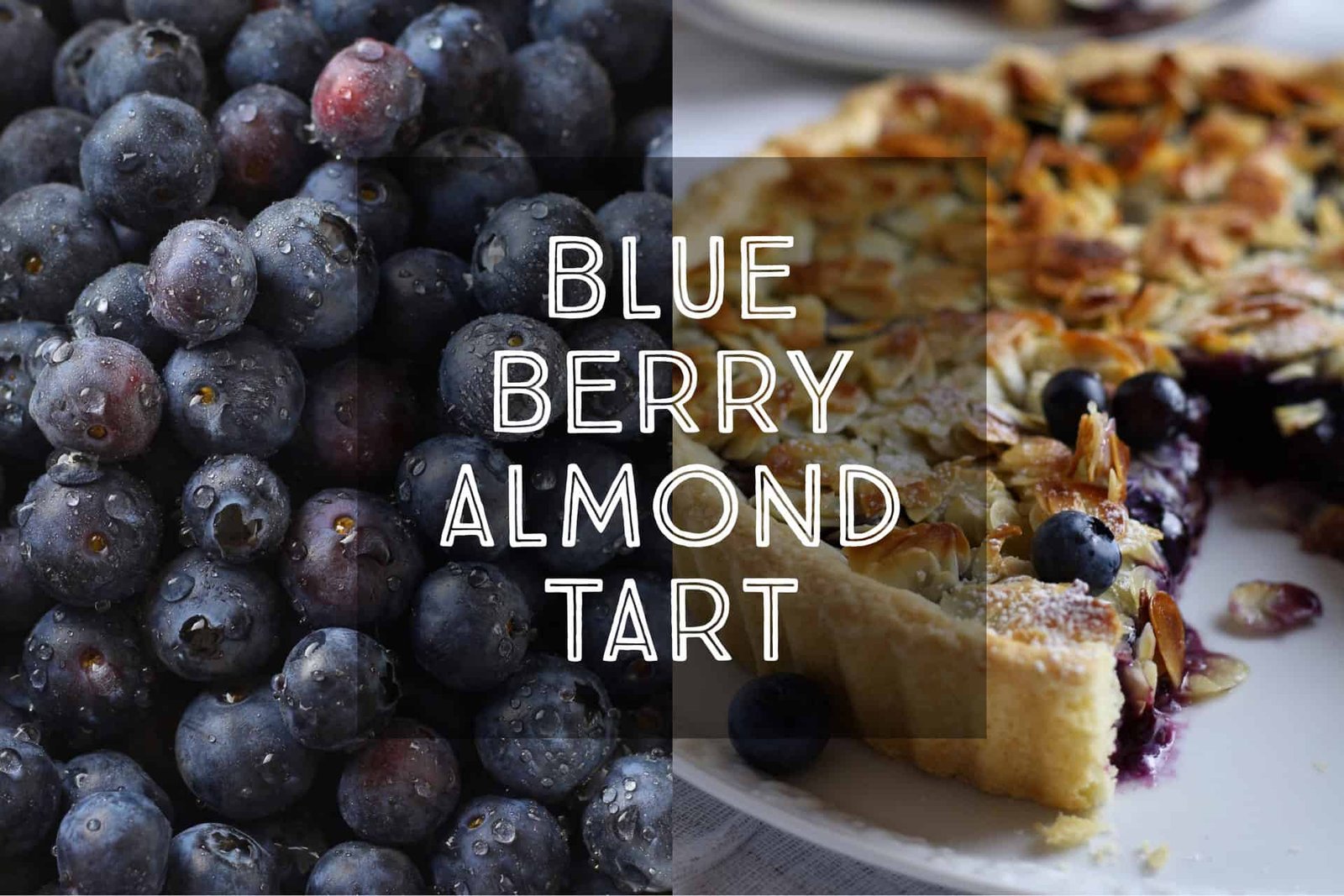 Blueberry and Almond Tart
