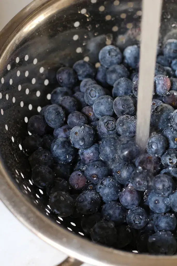 Blueberries for Blueberry Almond Tart