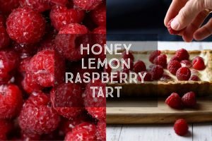 Honey Lemon Raspberry Tart