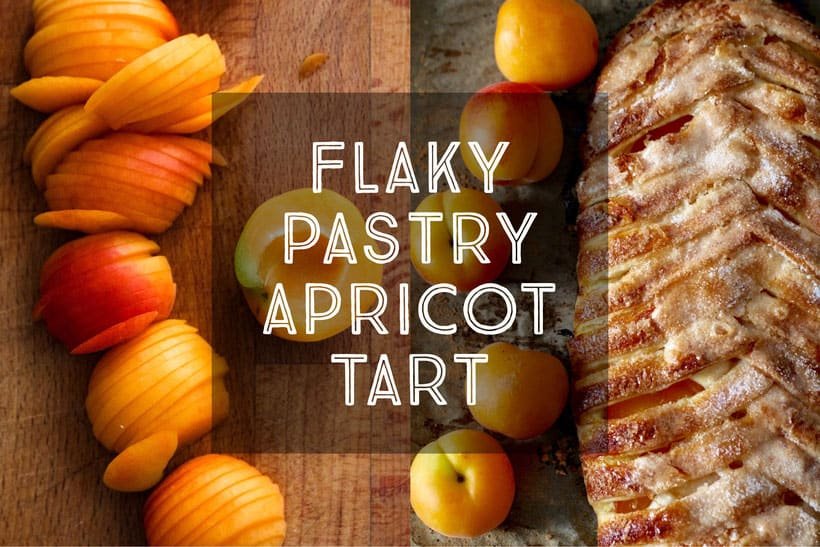 Flaky Pastry Apricot Tart