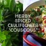 Herby Spiced Cauliflower Cous Cous