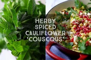 Herby Spiced Cauliflower Cous Cous
