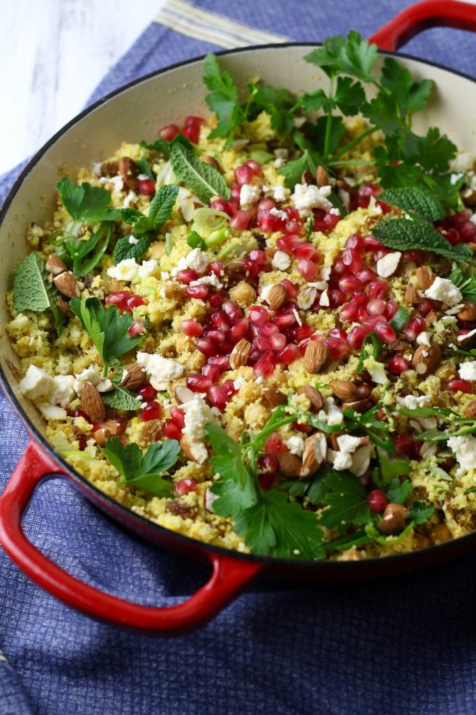 Herby Spiced Cauliflower Couscous