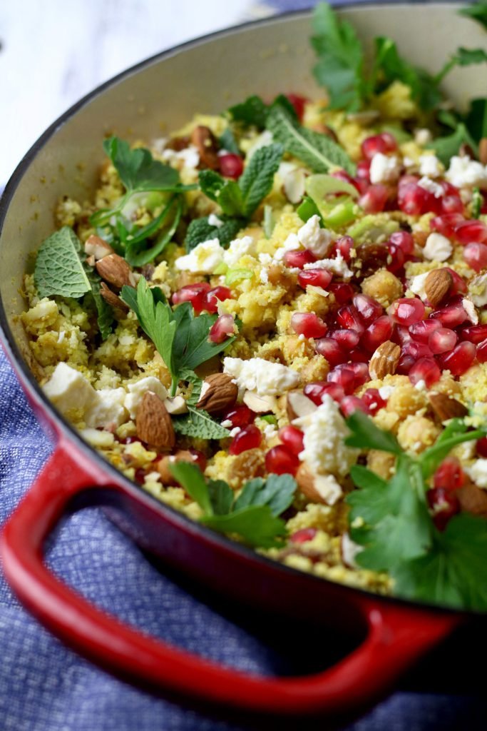 Herby Cauliflower Cous cous