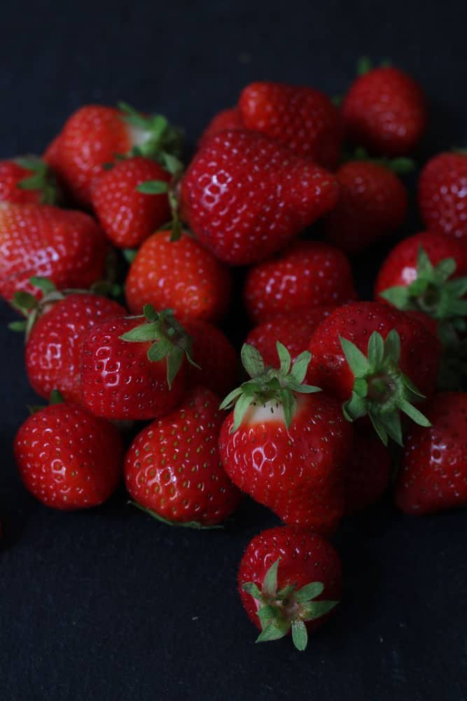 Strawberries for Strawberries for Strawberry Ripple Semifreddo