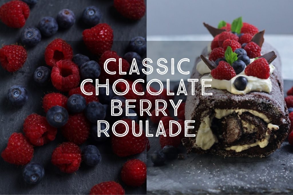 Classic Chocolate Berry Roulade