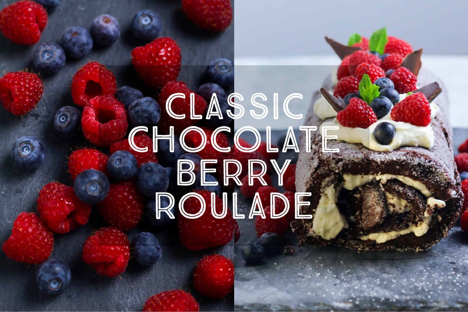 Classic Chocolate Berry Roulade