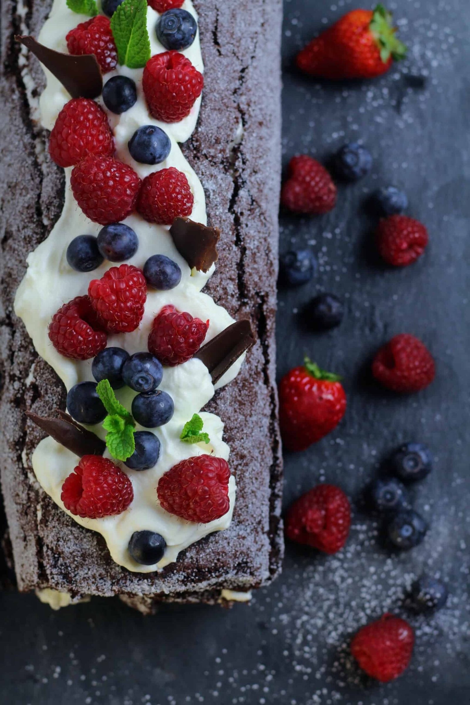 Chocolate Berry Roulade