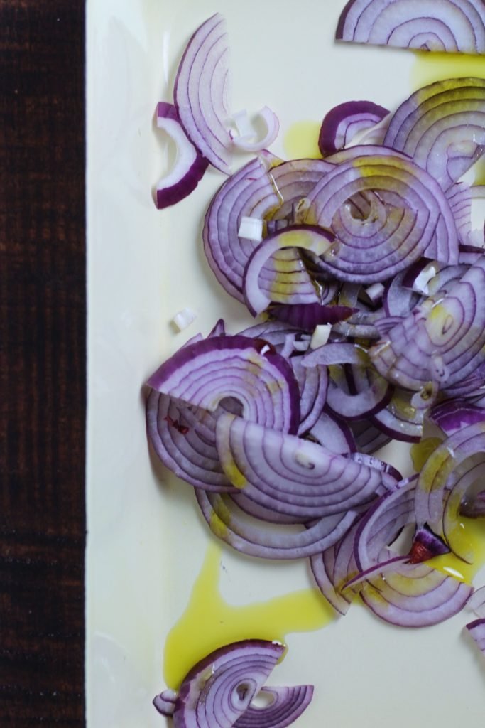 Red Onions and Olive Oil