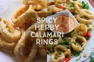 Spicy Herby Calamari Rings