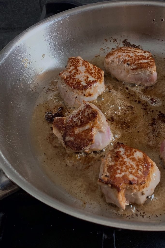 Brown the Pork Medallions Properly