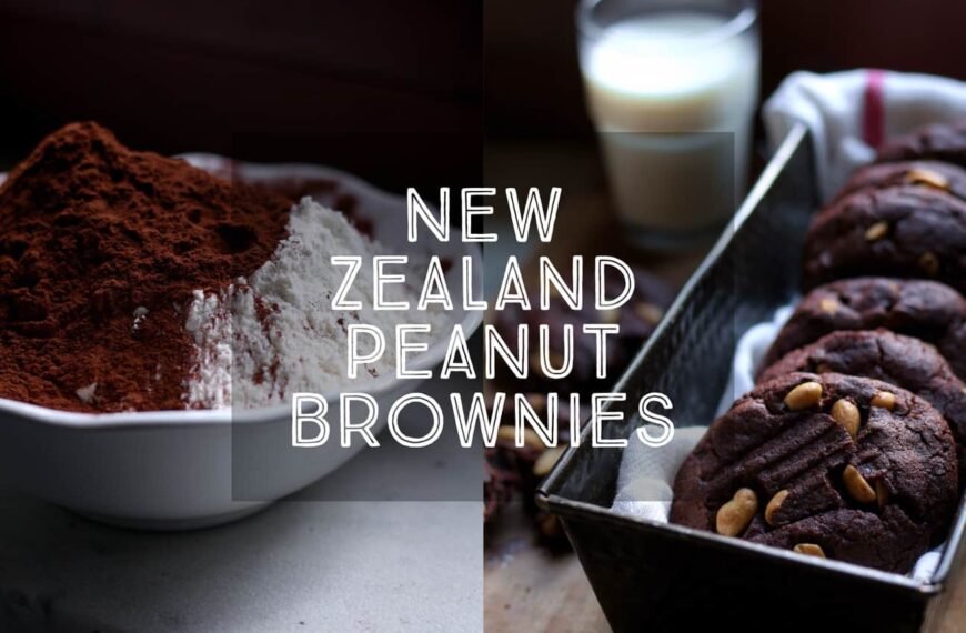 New Zealand Peanut Brownies