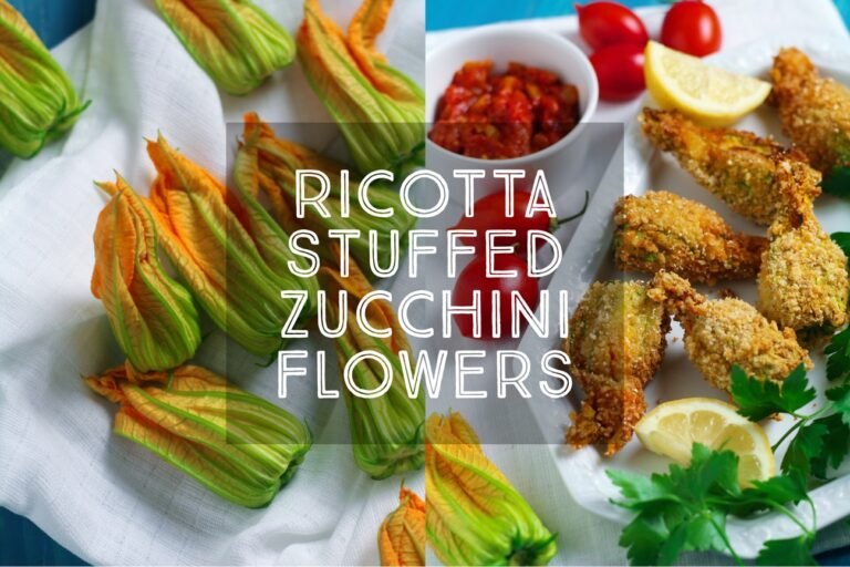 Ricotta Stuffed Zucchini Flowers