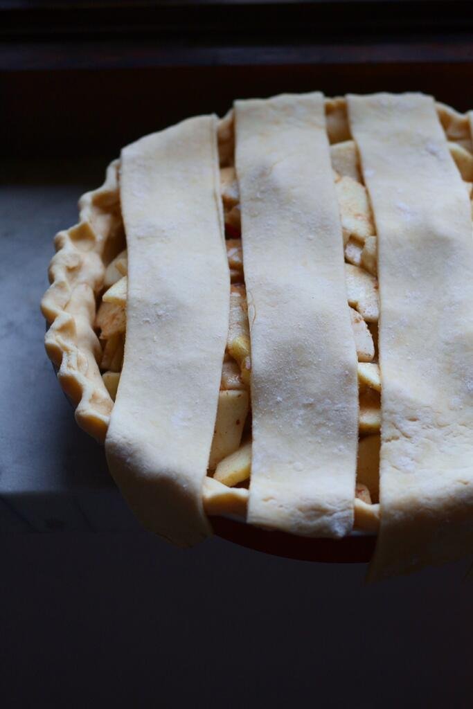 How to make lattice top pastry for Deep Dish Apple Pie