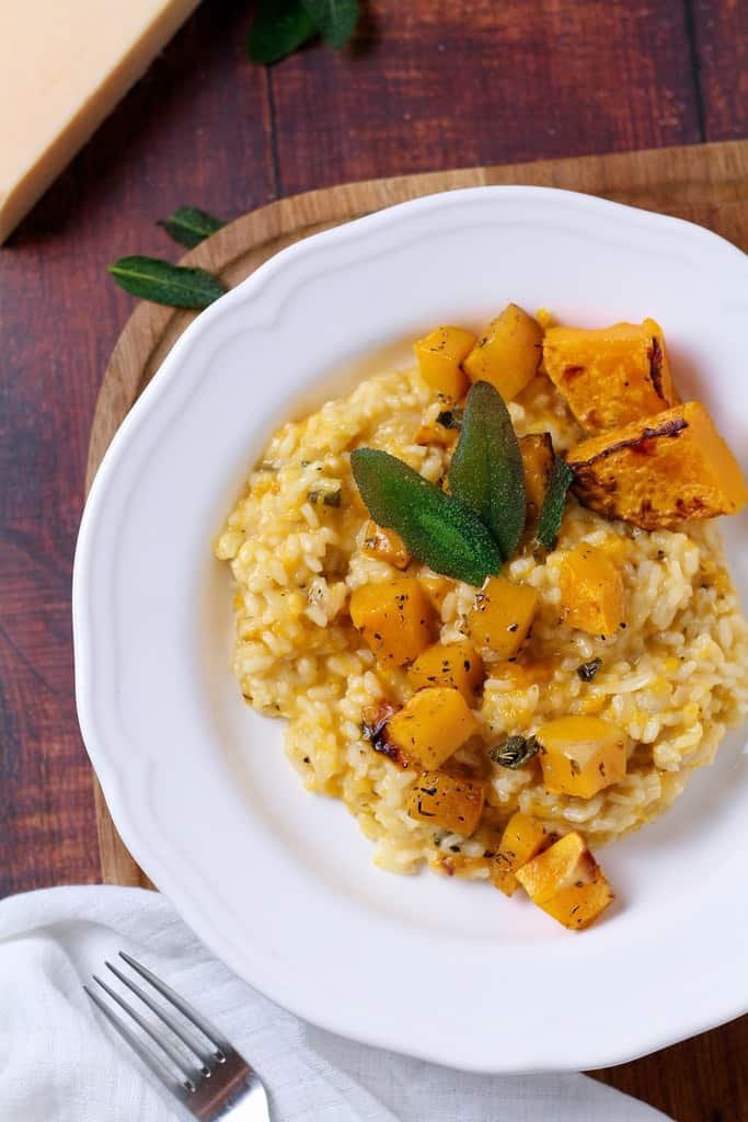 Roasted Butternut Squash Risotto.
