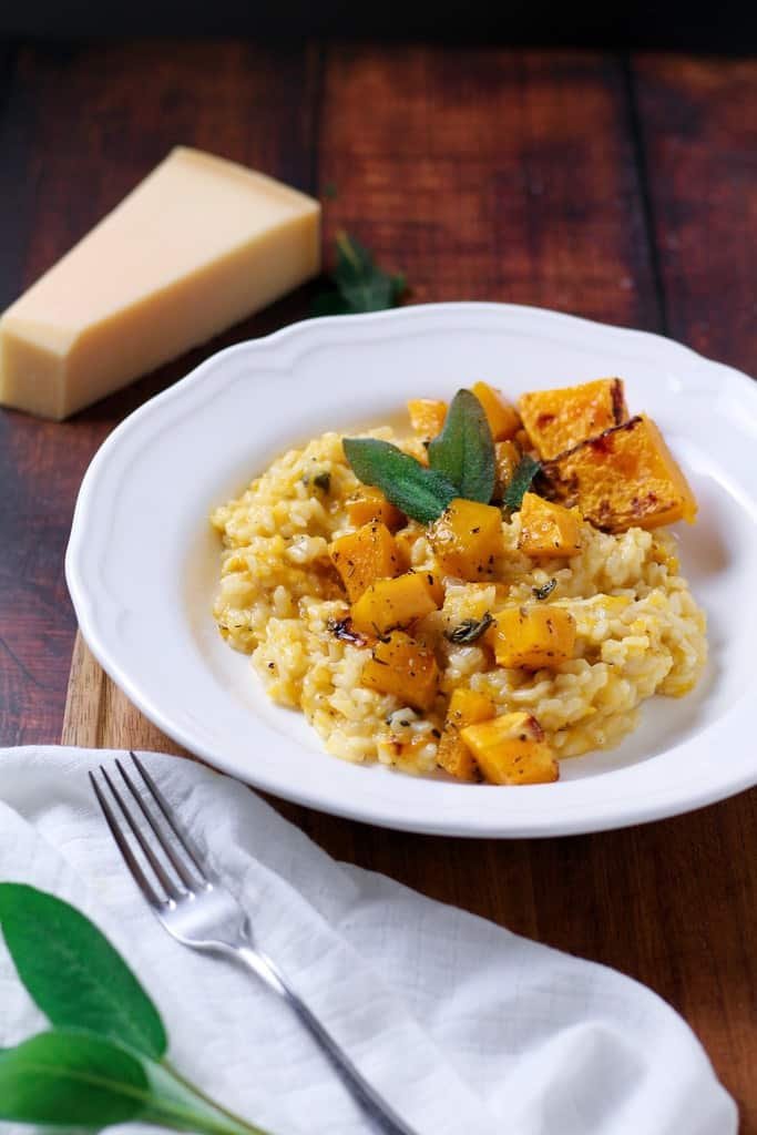 Roasted Butternut Squash Risotto.