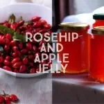 Sweet, tart and wonderfully autumnal, Rosehip and Apple Jelly is full of the flavours of the fall. Perfect for serving with scones and whipped cream or alongside a cheeseboard with some tangy cheddar.