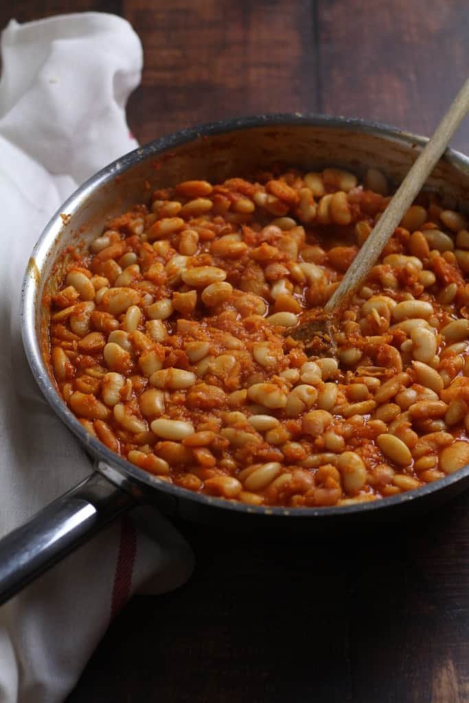 So much better than beans from a tin, Homemade British Style Baked Beans are rich and tomatoey - perfect for a weekend brunch. Make up a big batch when you have time and you can have your breakfast or brunch ready in a flash.