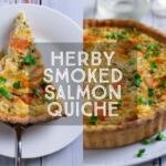 A good quiche has to be one of my desert island foods, and to my mind, there is no better filling than luxurious smoked salmon. Paired with tangy creme fraiche, spring onions and fresh herbs, this is a seriously flavoursome quiche. Perfect for lunch or a light dinner, quiche can be made well in advance and eaten room temperature or gently warmed.