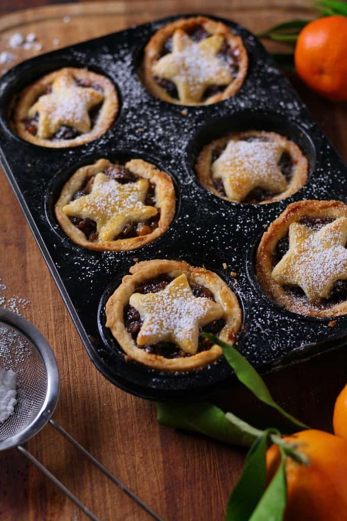 Delicate, crumbly pastry filled with aromatic spiced fruit, Christmas Fruit Mince Pies are one of the most delicious treats of the season. One is never enough!