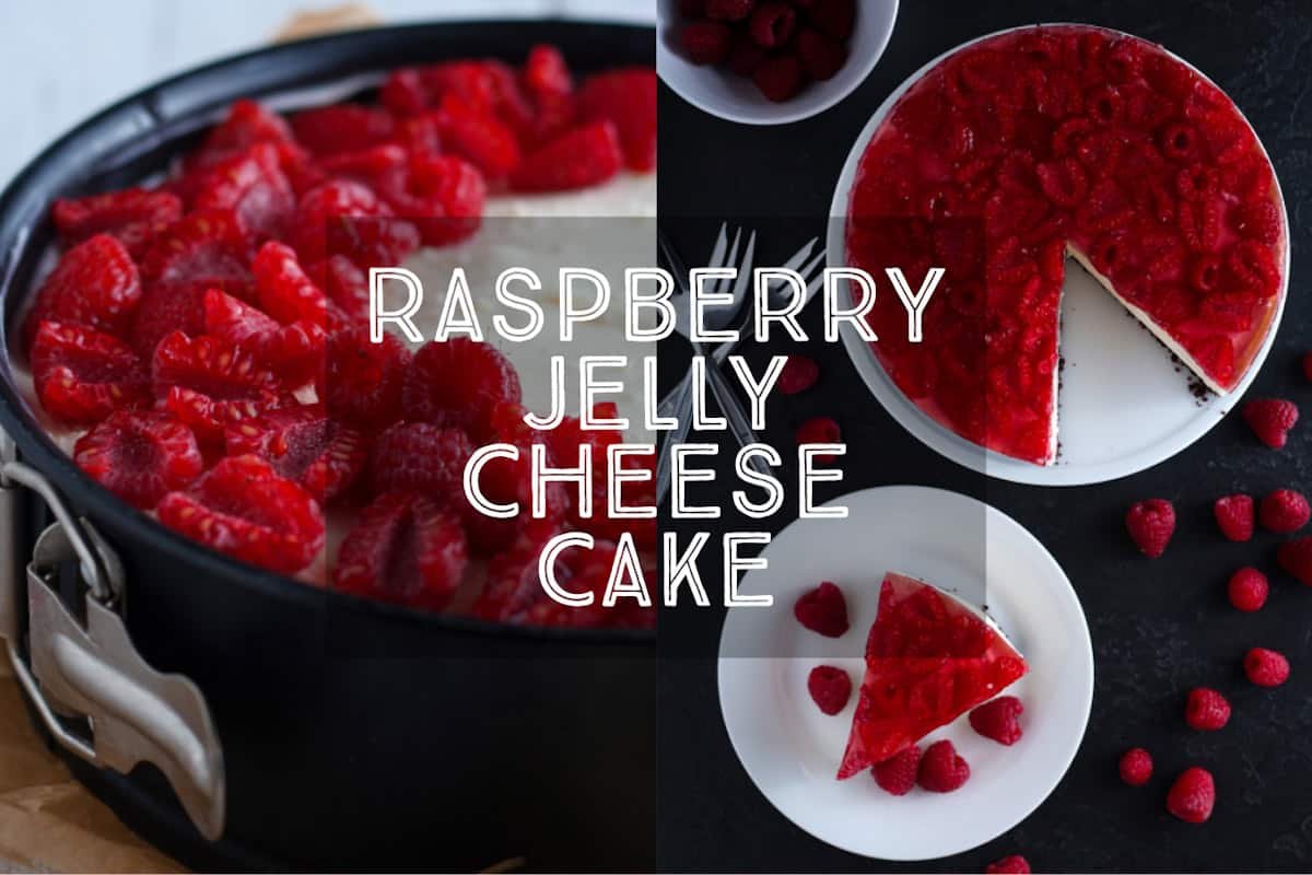 Raspberry Jelly Cheesecake