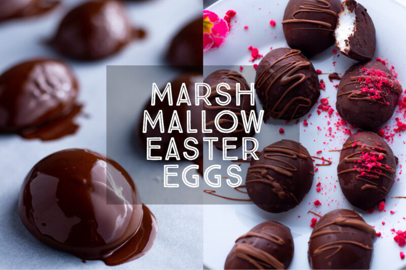 How to make fluffy Marshmallow Easter Eggs Days of Jay