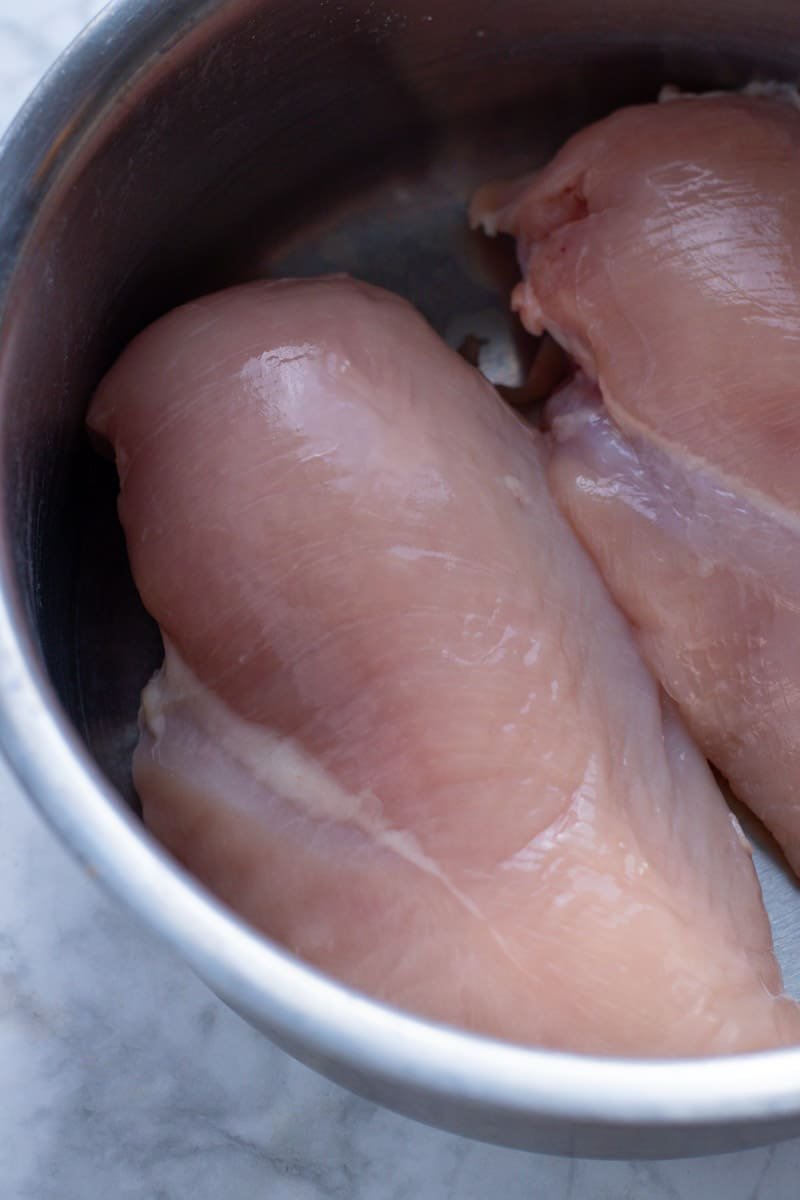 Chicken breasts for poaching