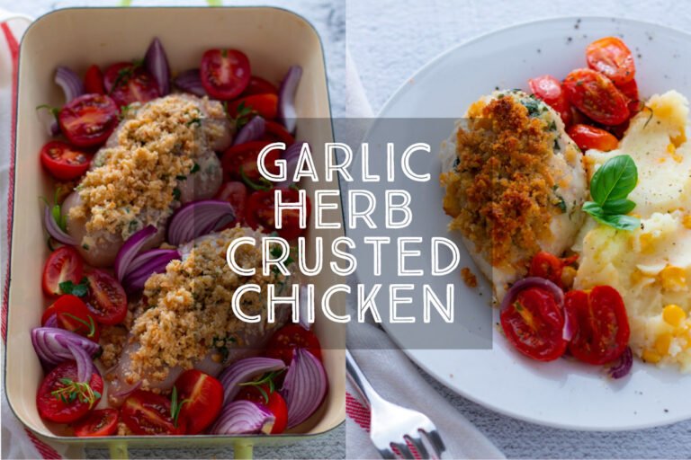 Garlic Herb Crusted Chicken