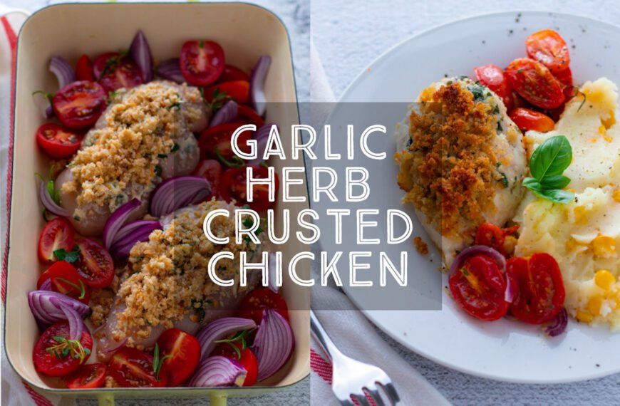 Garlic Herb Crusted Chicken