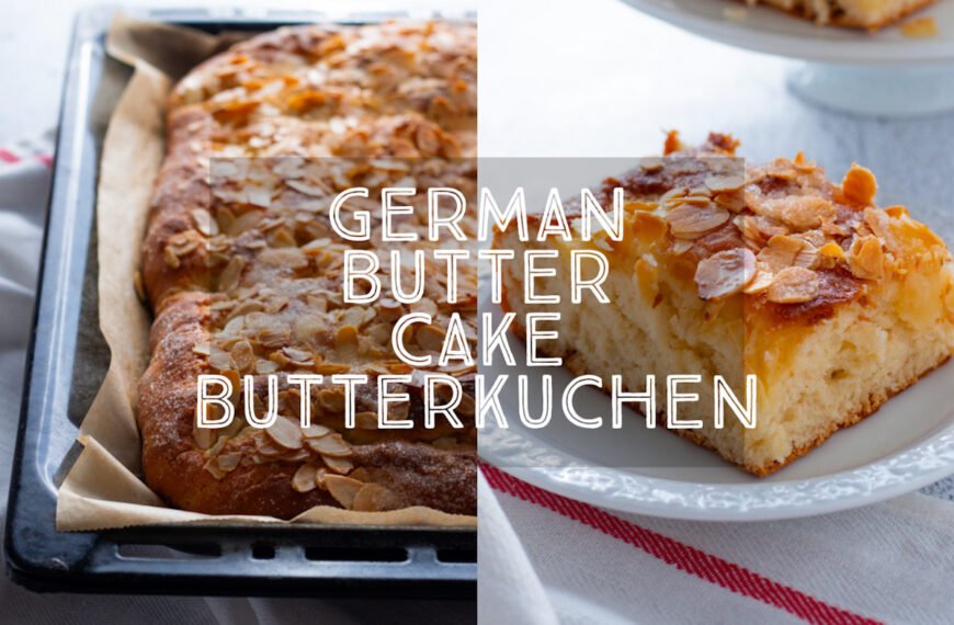 German Butter Cake or Butterkuchen Title Card