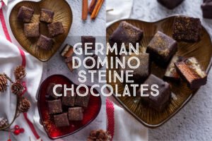 German Dominosteine Chocolates Title Card.
