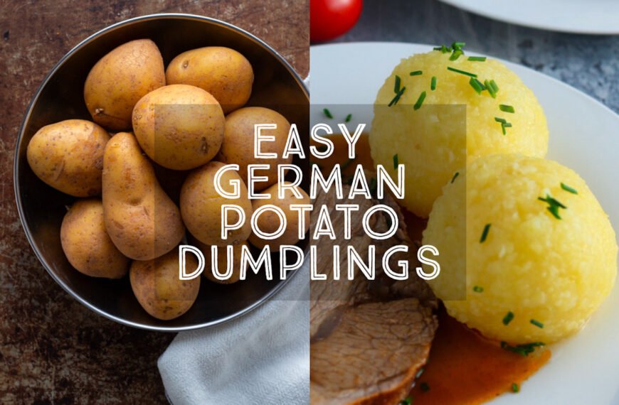 German Potato Dumplings Title Card.
