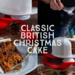 Classic British Christmas Cake recipe title card.